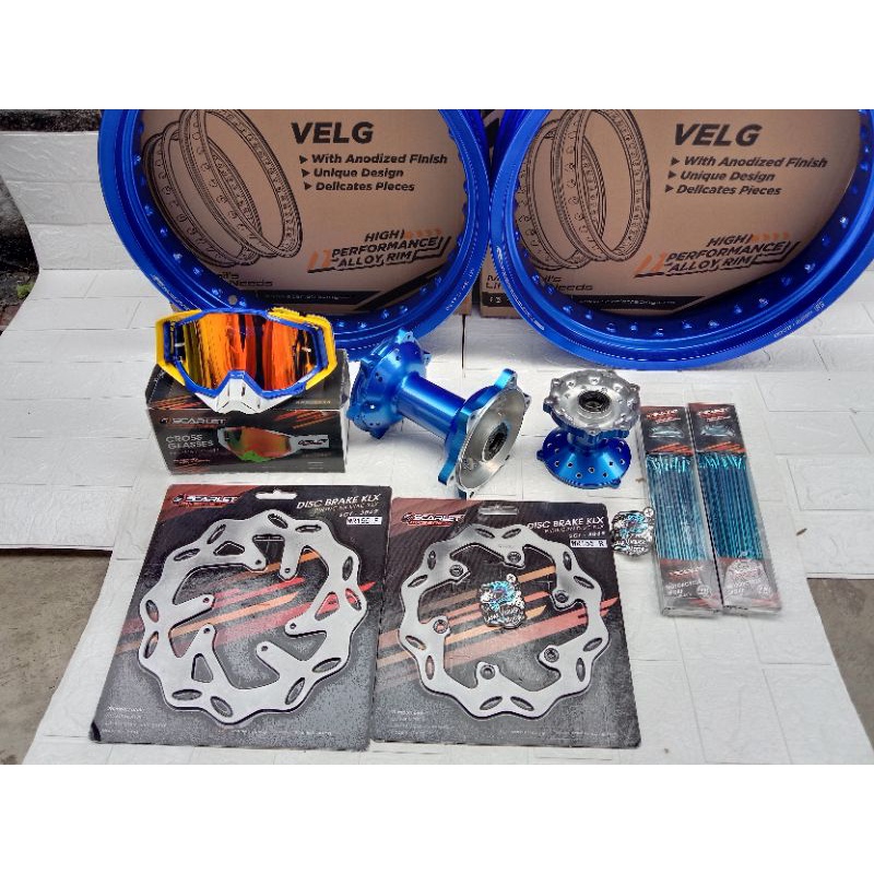 Paket Full Set WR155 Paket Velg Supermoto WR155  Hole 36 Ring 17