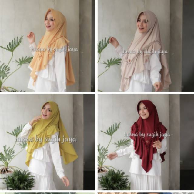 Khimar zoya kriwil Ori by Husna SugihJaya