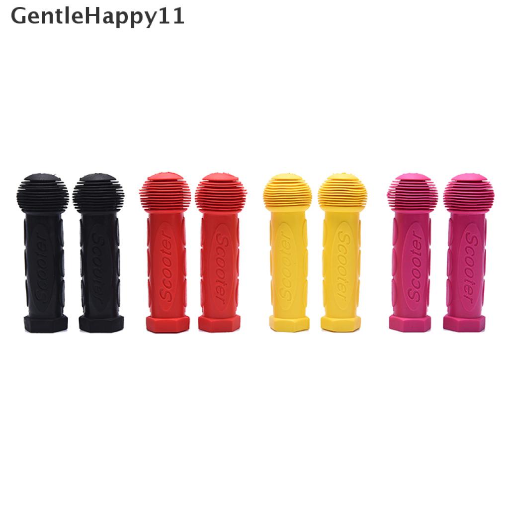 Gentlehappy 1 Pasang Grip Stang Sepeda / Skateboard / Skuter Bahan Karet Untuk Anak