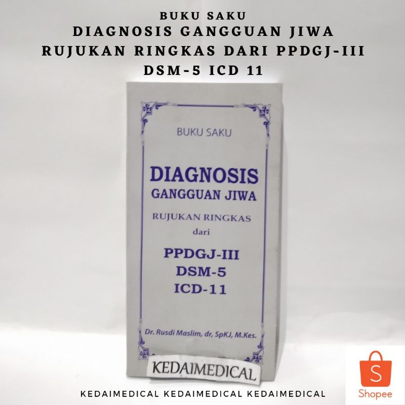 BUKU SAKU DIAGNOSIS GANGGUAN JIWA PPDGJ TERBARU MURAH