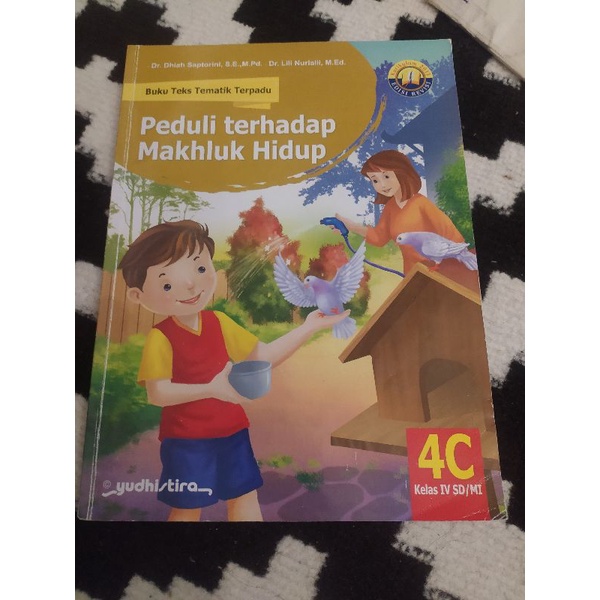 Buku second Tematik Yudhistira kelas 4 SD seri C