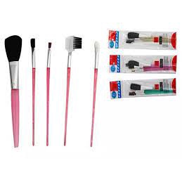 KUAS SET 5 IN 1 MAKE UP BRUSH SET PACKING TAS / MAKE UP TOOLS / BRUSH / KUAS MAKE UP ISI 5 / SET 5