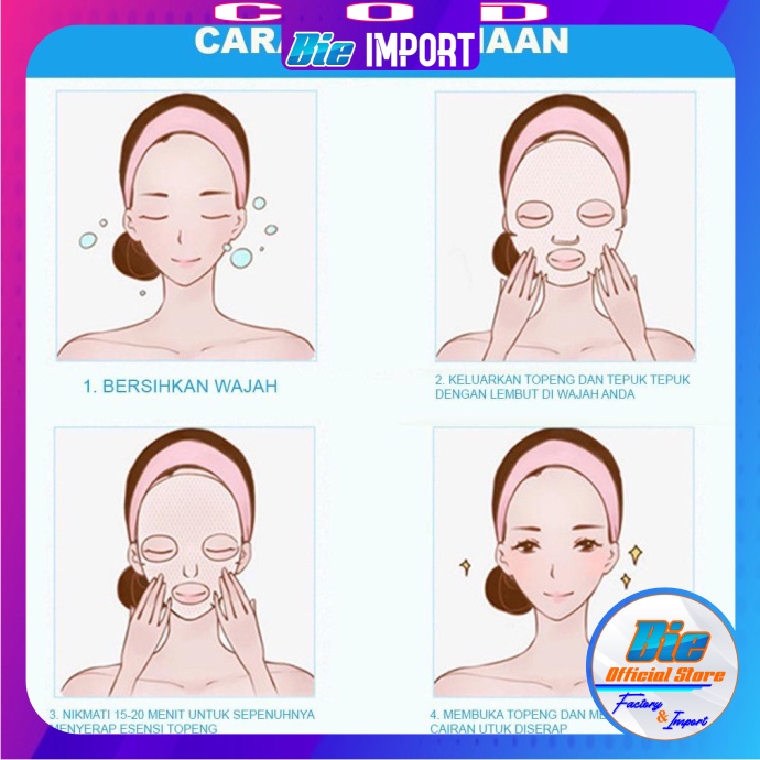 Masker Wajah IMAGES Aloe Vera Skin Care Hydrogel Mask Original