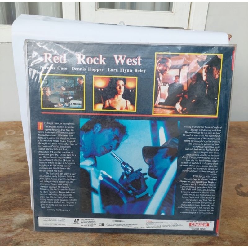 Kaset Laser disc Red Rock West