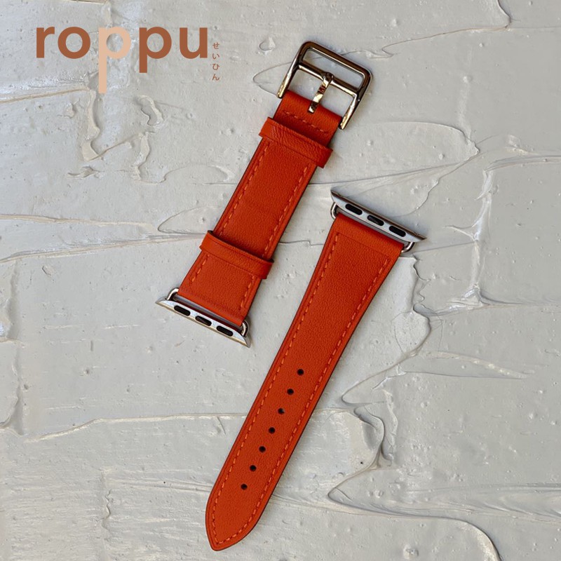 Roppu Premium Barénia Leather Single Tour Strap for Apple Watch