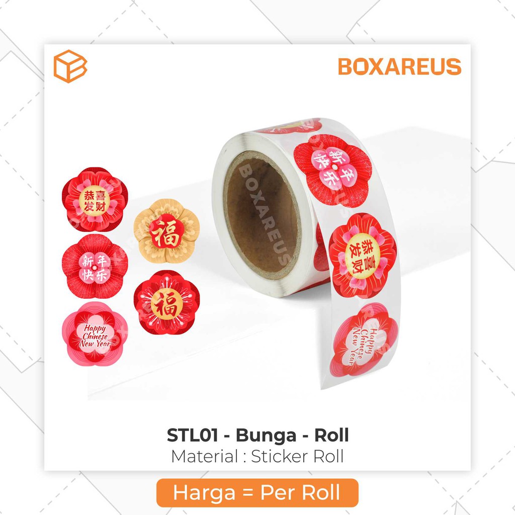 Sticker Imlek Stiker FU, Hiasan Aksesoris Sincia Chinese New Year CNY | STL