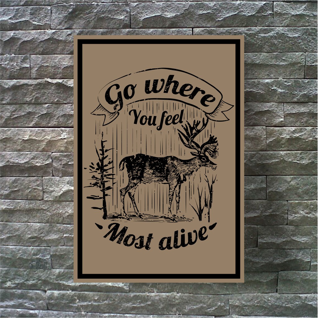 HIASAN DINDING QUOTE / PAJANGAN DINDING / PAJANGAN KANTOR / HIASAN RUANG TAMU BA204