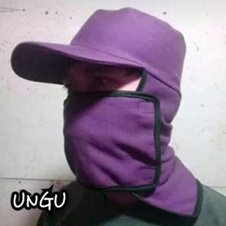 Topi Jepang / Topi Mancing / Topi Topi Masker Jepang Bahan Kaos Fleece Kualitas Premium