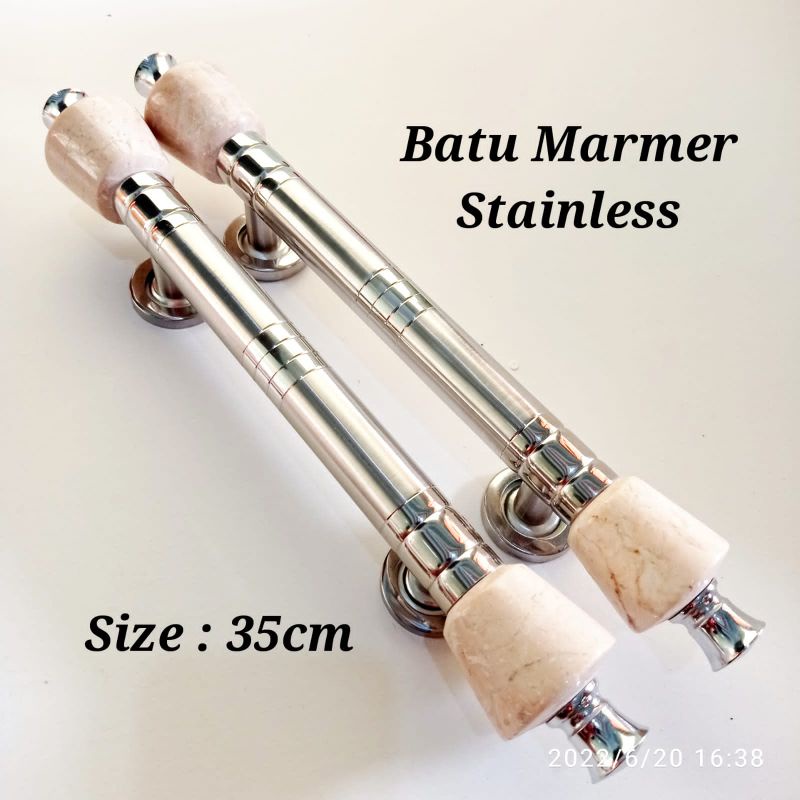 Size 35cm / Gagang pintu marmer handle pintu antik batu marmer