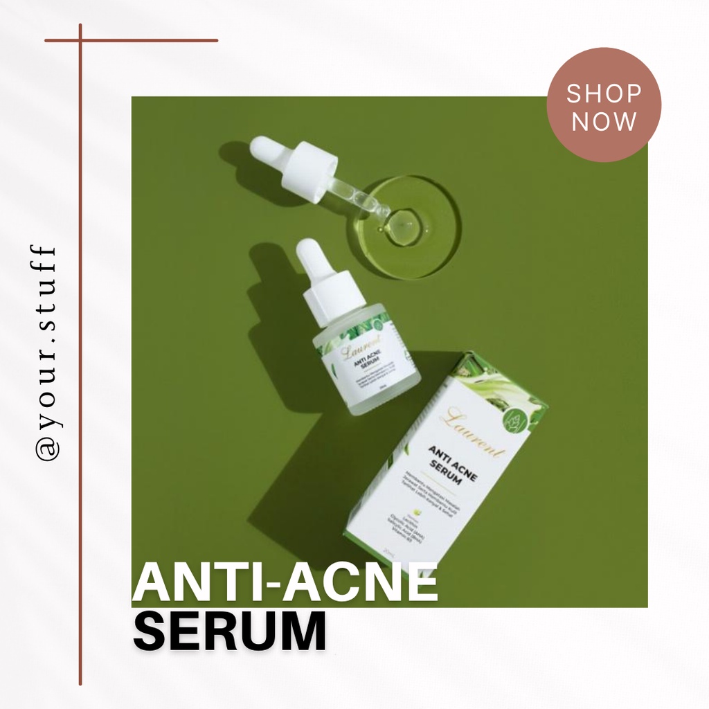 Serum Wajah Anti Acne Mencerahkan Kulit Berjerawat 20 ml LAURENT