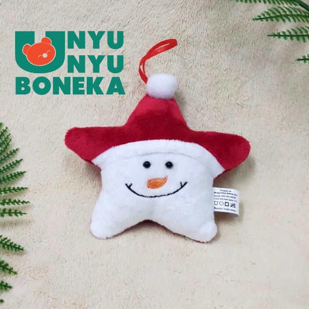 Boneka Natal Santa Snowman Gantung 14cm boneka salju Hiasan Natal rusa souvenir