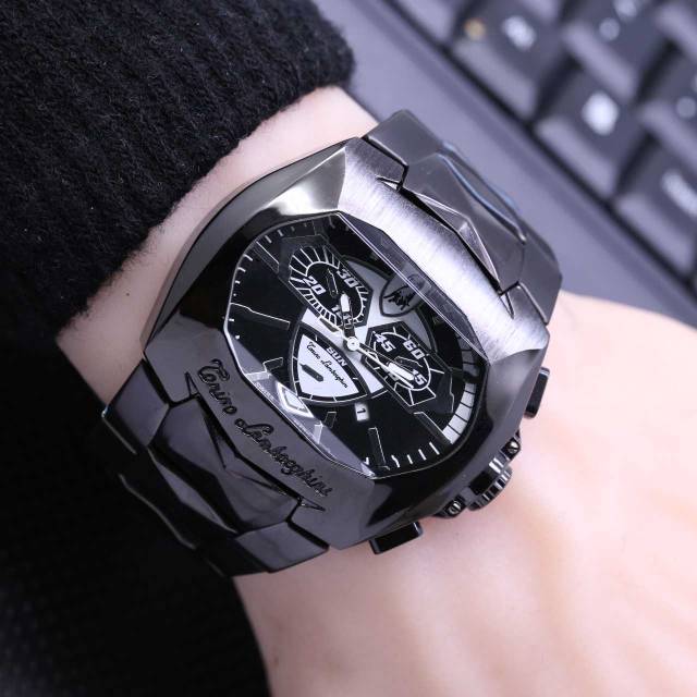 Jam Tangan Pria Lamborghini Rantai Premium