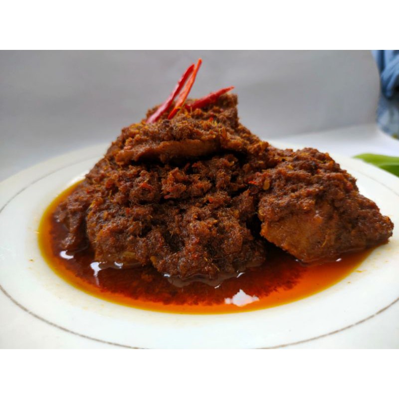 Rendang daging sapi khas padang 300gr Rendang padang rendang daging premium rendang rendang asli