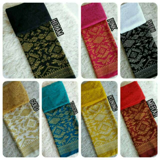 SET SONGKET  SATIN PRAMESWARI + BRUKAT BSW
