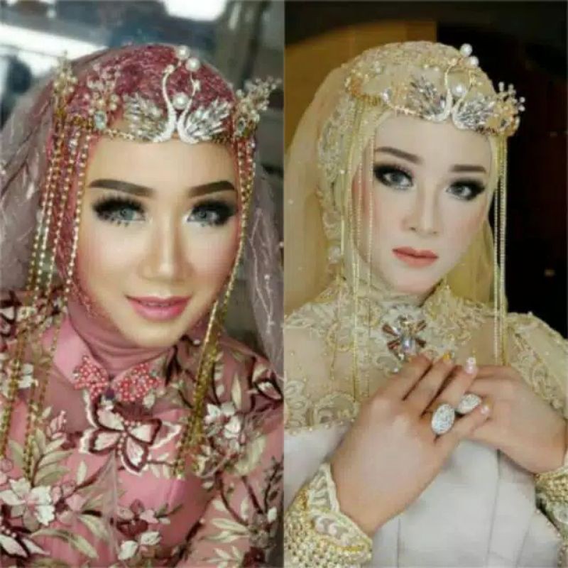 mahkota pengantin angsa jurai cleopatra