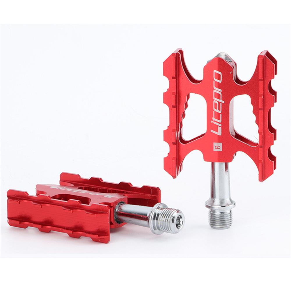 Lanfy Pedal Sepeda Non-slip Outdoor Sealed Bearing Aluminium Alloy MTB Aksesoris Bersepeda Jalan