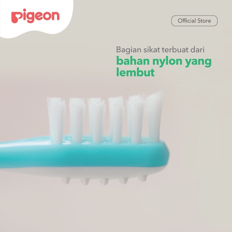 PIGEON Training Toothbrush Lesson-3 / Sikat Gigi Bayi Sikat Gigi Step 3