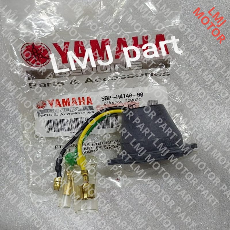 (100% ORI ) FITTING SOCKET LAMPU DEPAN RXKING SCORPIO LAMA KABEL PENDEK 5BP-H4140- Keren Bos