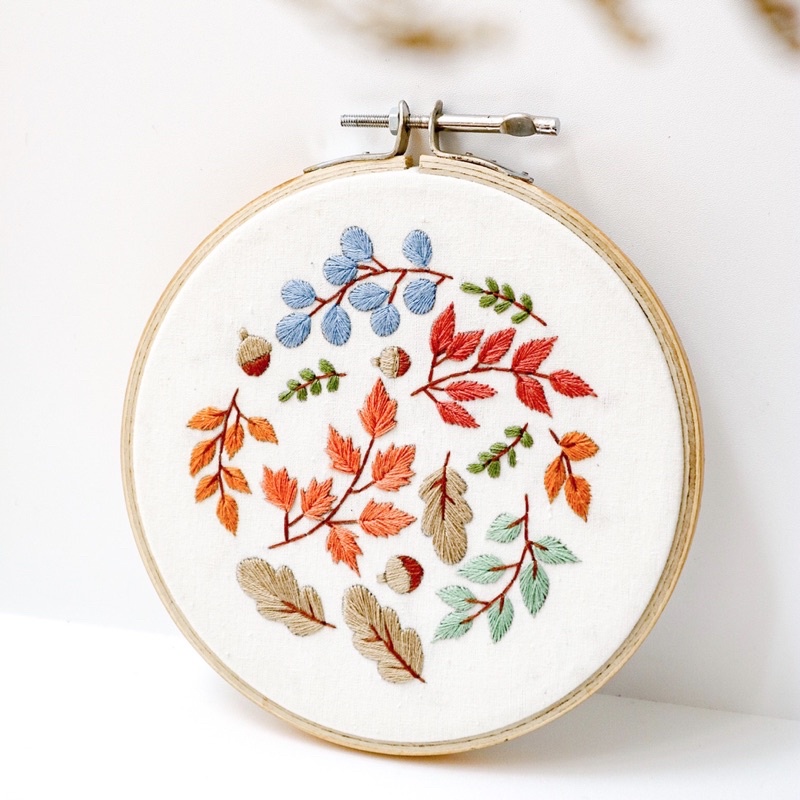 EMBROIDERY KIT PACKAGE AUTUMN EDITION / MENYULAM UNTUK PEMULA / KIT MENYULAM / EMBROIDERY KIT