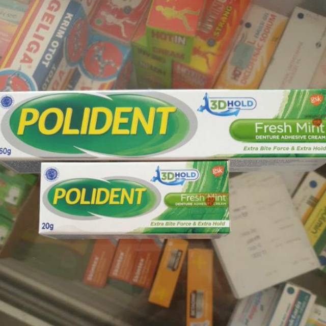 POLIDENT / lem gigi palsu
