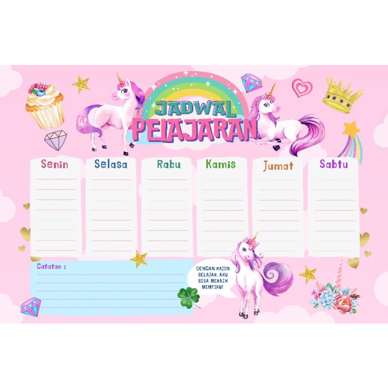 

Jadwal Pelajaran / School Timetable