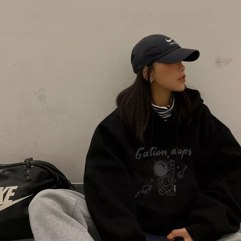 HOODIE UNISEX OVERSIZE GATION DOPS // JUMPER UNISEX KOREAN STYLE PREMIUM SIZE M TO XXL FLEECE TEBAL LEMBUT TERBARU,