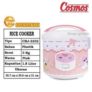 Cosmos  Magic Com Rice Cooker Cosmos CRJ 3232 Smart Control - BERKUALITAS