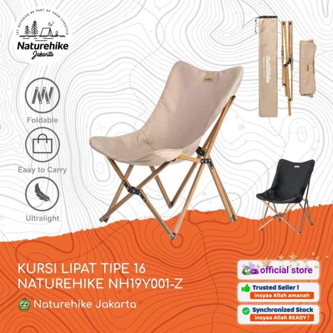 TERBARU KURSI LIPAT NATUREHIKE NH19Y001-Z TIPE 16 PORTABLE OUTDOOR CAMPING