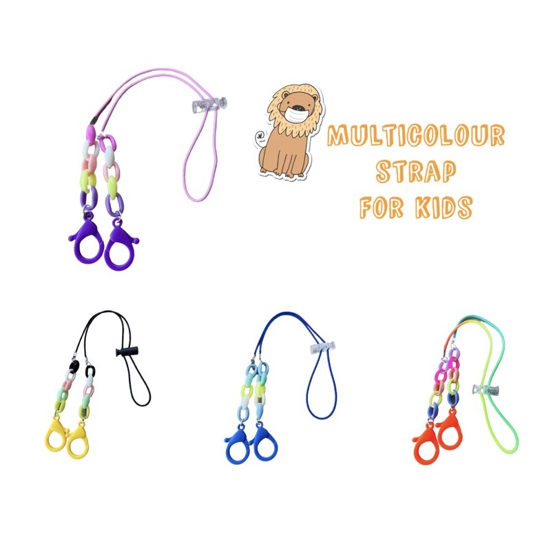 STRAP MASKER KONEKTOR ANAK WARNA WARNI