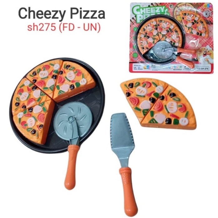 Mainan Anak Pizza Potong Hot Pizza Set OCT-2500