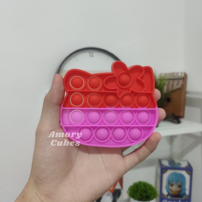 TERLARIS [ Pop It - Mini ] Fidget Toys Pop It Mini / Mainan Popit Mini - KITTY MINI