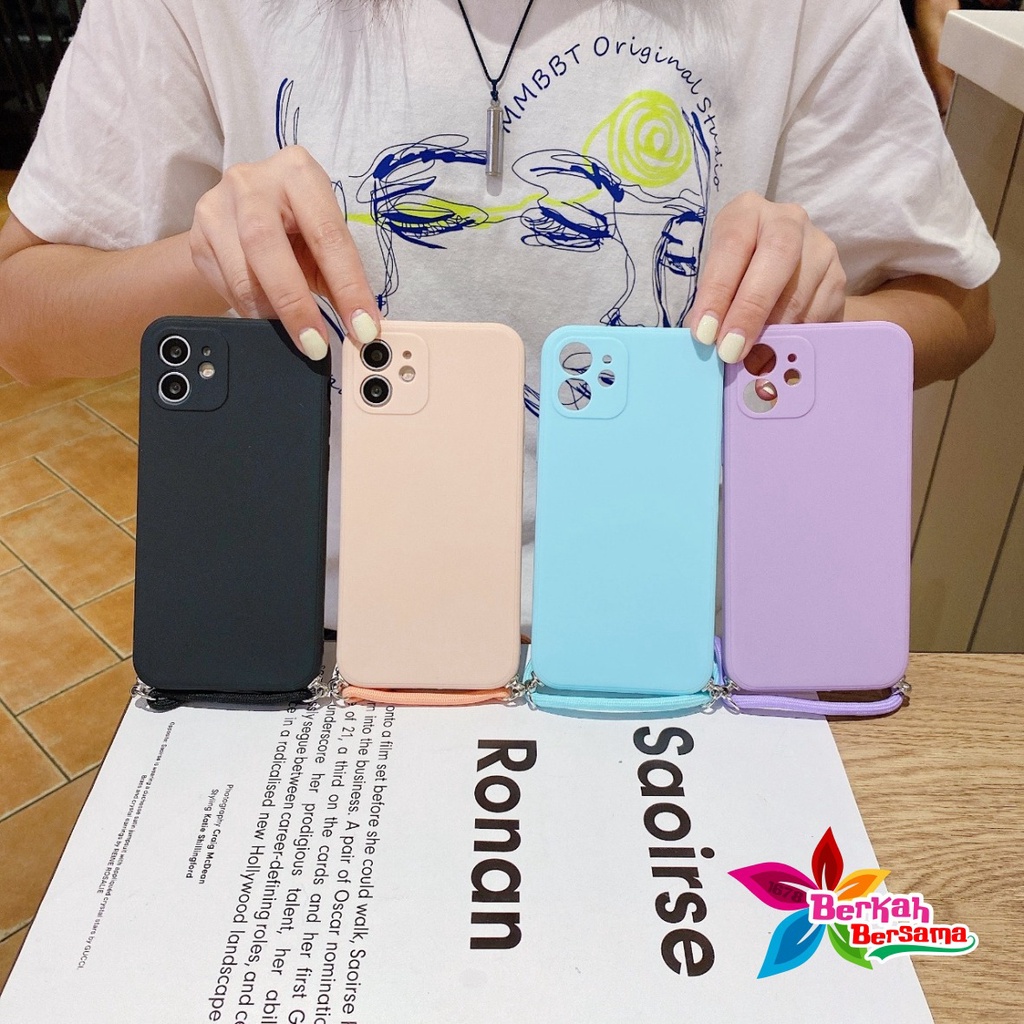 SOFTCASE SLINGCASE TALI LANYARD MACARON PELINDUNG KAMERA VIVO Y75 V20 V20 SE V21E V21 Y81 Y83 BB6380