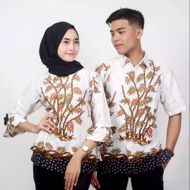 Cod Couple Batik Terlaris Kemeja Hem Tunik Batik Atasan Terbaru M L Xl Xxl