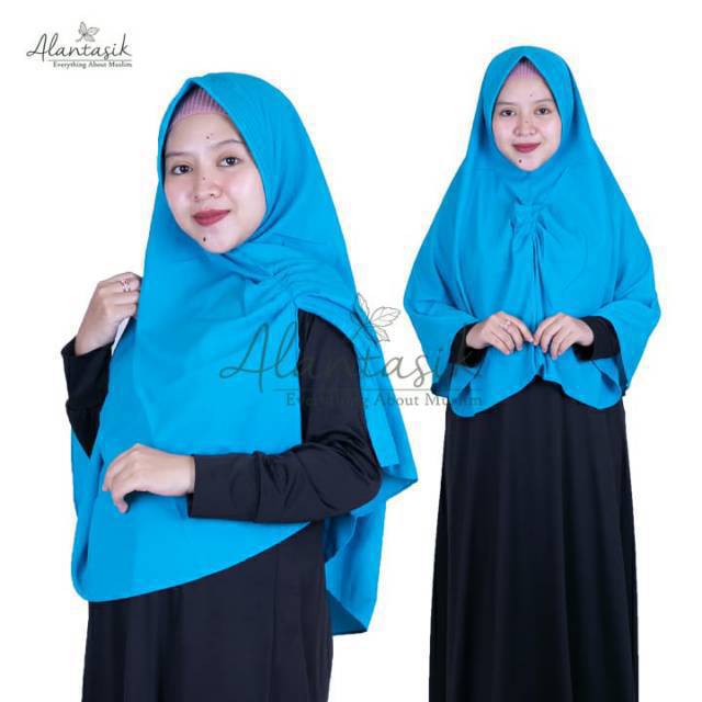 Alantasik - pet antem lipit / hijab daily / khimar instan R.25