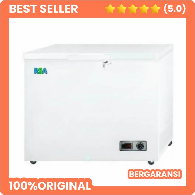 GETRA CHEST FREEZER BOX GETRA RSA CF-210 200 LITER + RANGKA KAYU TOKO MESIN SEMARANG PT SAQEENA