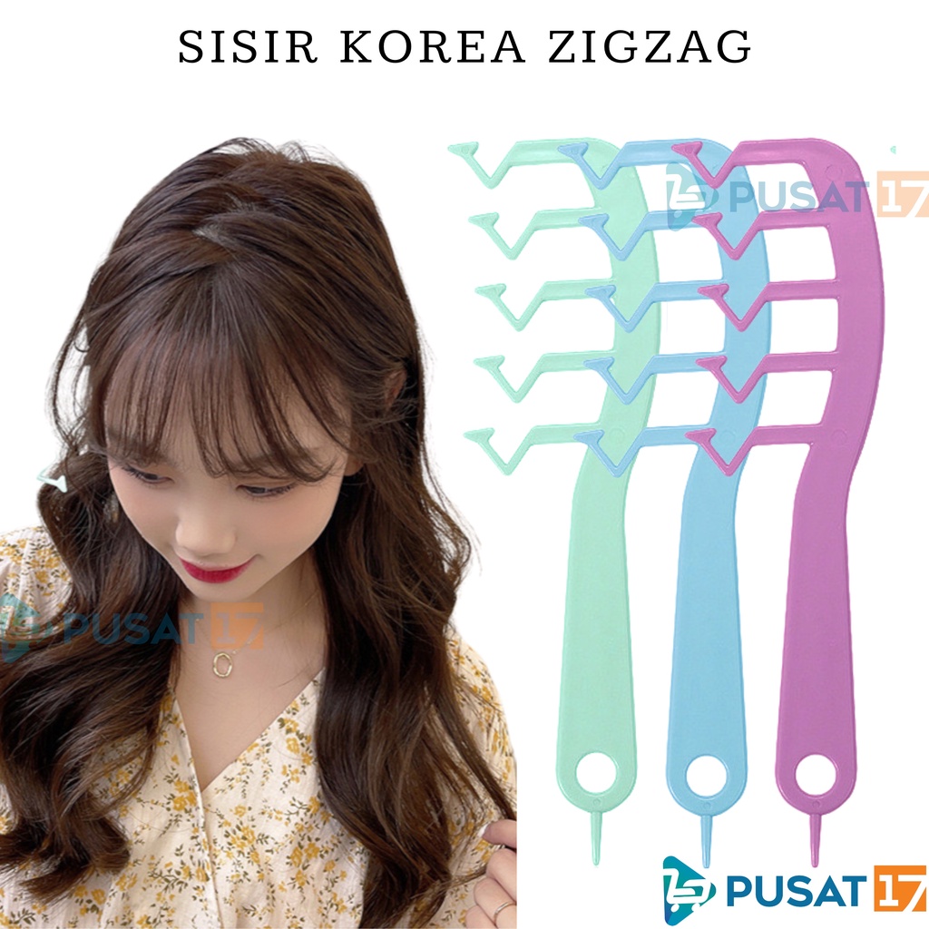 Jual PUSAT17 SISIR RAMBUT ZIGZAG / SISIR RAMBUT ZIG ZAG STYLE / SISIR