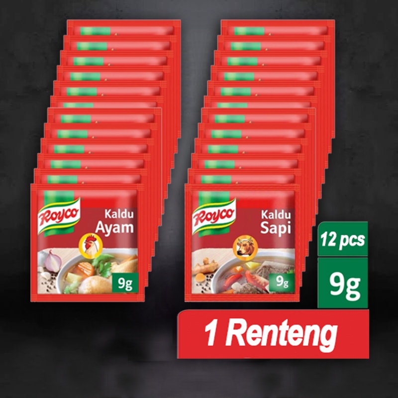

Royco Bumbu Penyedap Rasa Ayam dan Sapi (1 renceng/12 sachet)