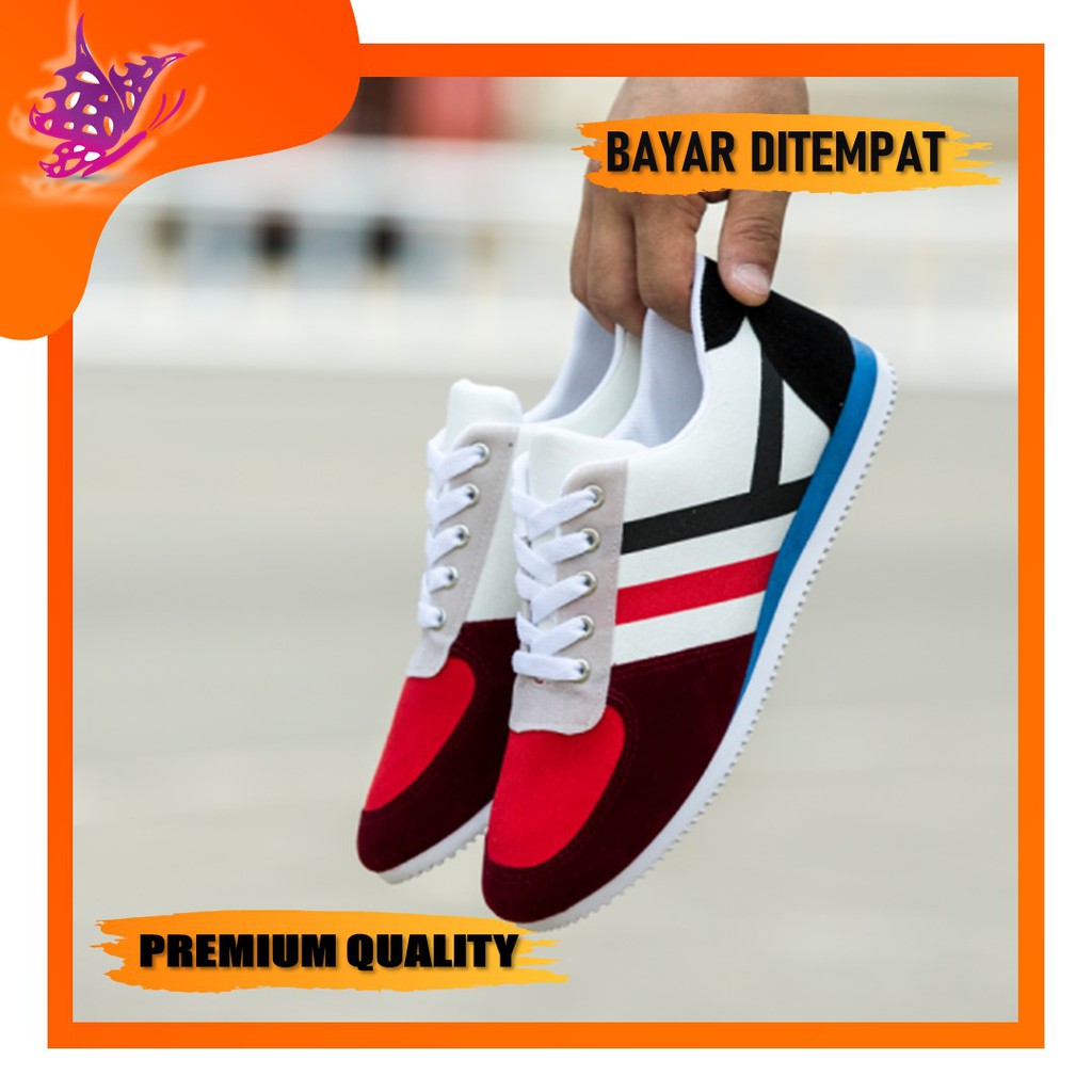 Sepatu Kets Pria Wanita Import Terbaru D.ACE Sepatu Kets Cowok Casual Original