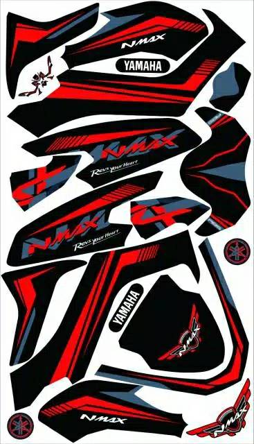 Decal Yamaha N-Max 155 Full Body Stiker Variasi Motor N-Max