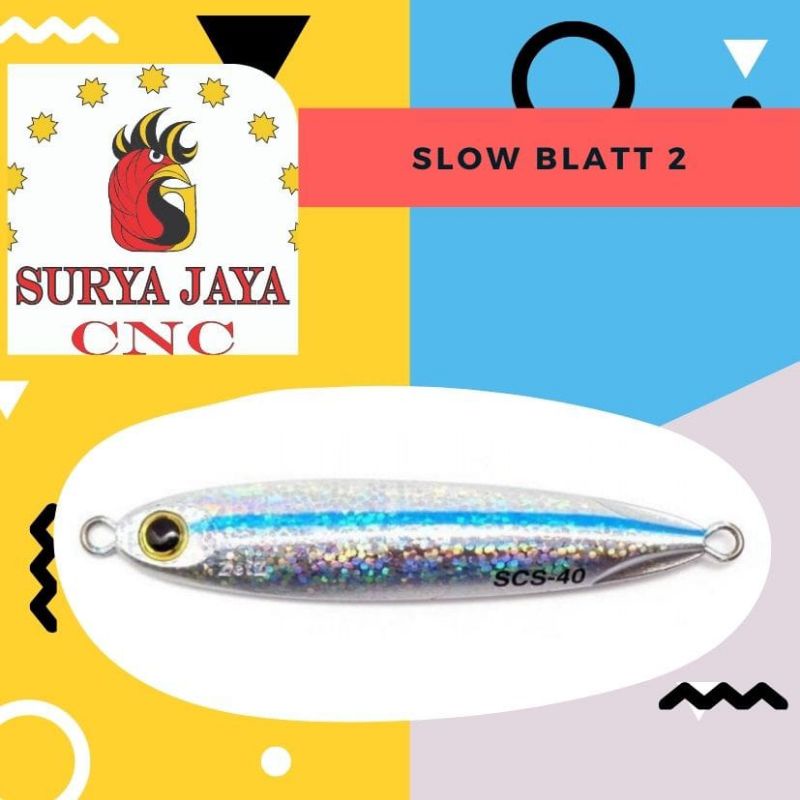 Cetakan Metal Jig SLOW BLATT 2 150,200,250,300 gram