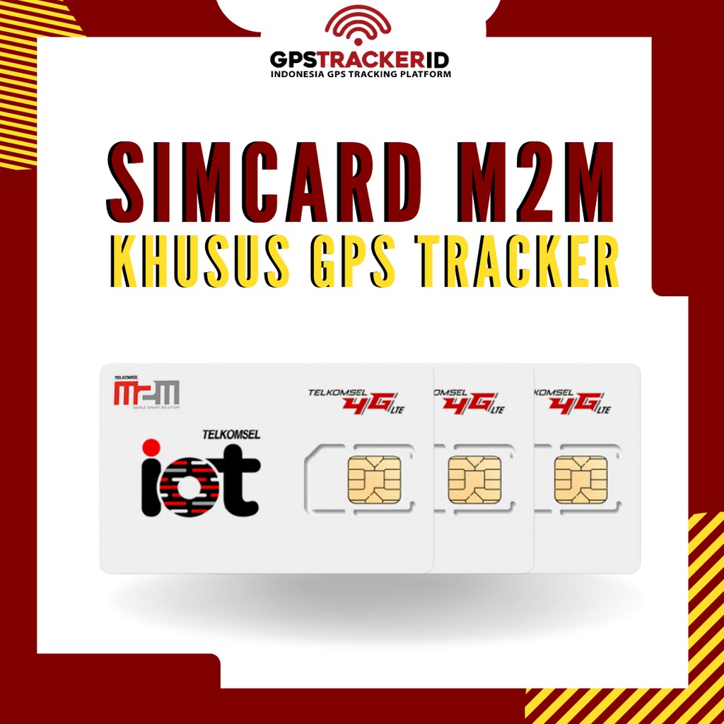 Simcard Telkomsel M2M Paket 1 Bulan - Kartu Sim GPS Tracker GT06N ET200 Asset Tracker