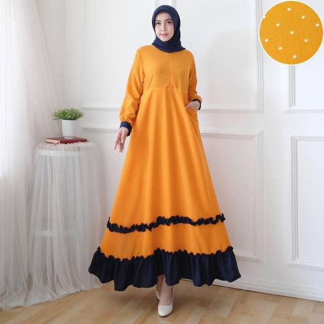 Al- GAMIS MURAH / GAMIS POLKADOT / GAMIS PUTIH/KUNING/DONGKER/HITAM/ MOTIF / MAXI DRESS REMAJA
