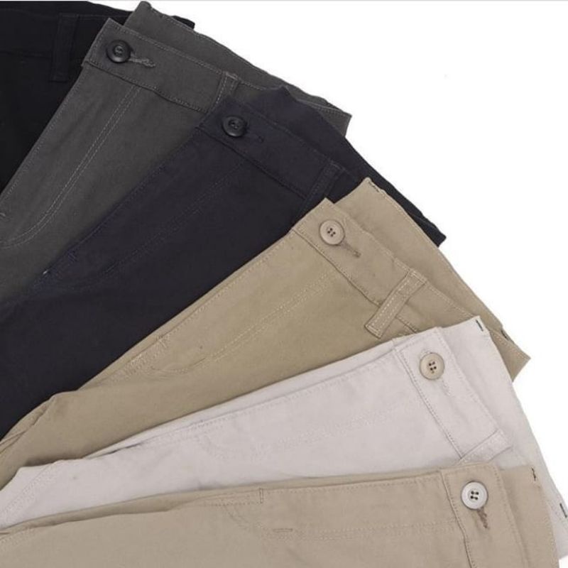 [TERLARIS] CELANA PANJANG PRIA UKURAN 27-38 PREMIUM QUALITY CHINOS SLIMFIT COWO SKINNY POLOS COWOK