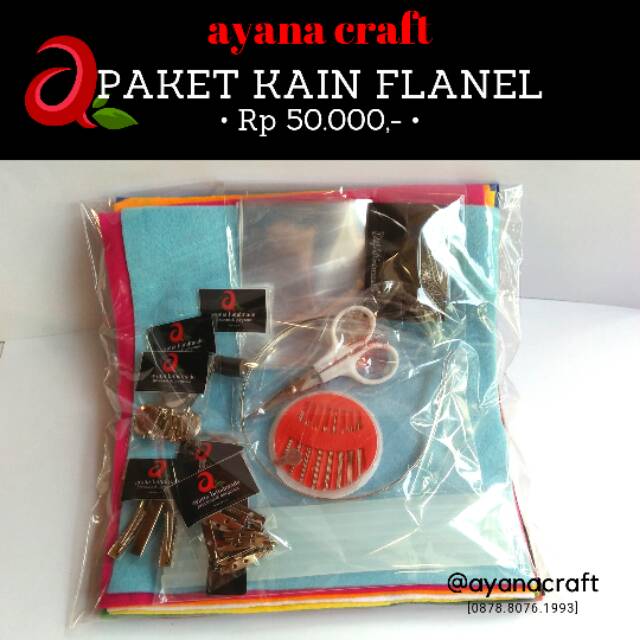 Paket Kain Flanel Rp 50.000,- Murah