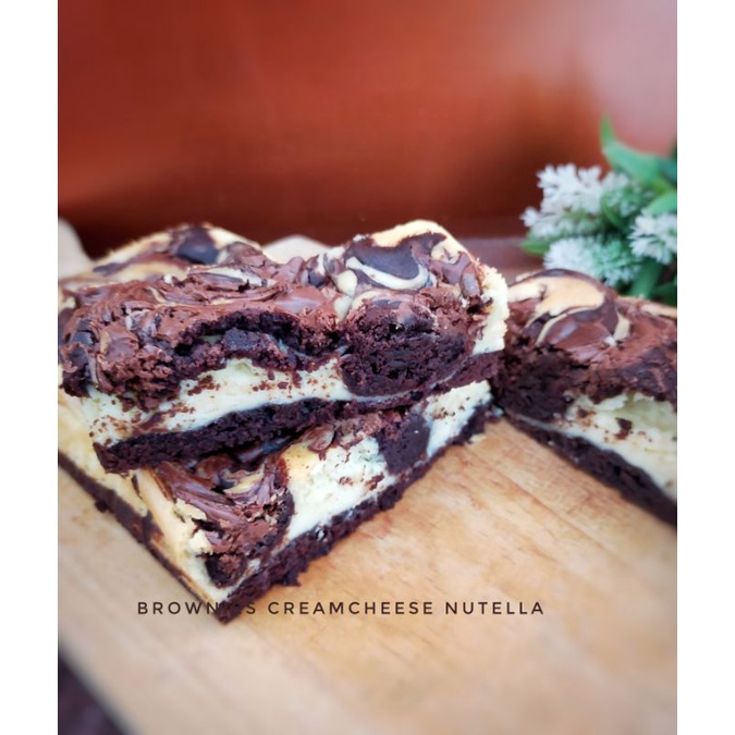 

Brownies creamcheese nutella