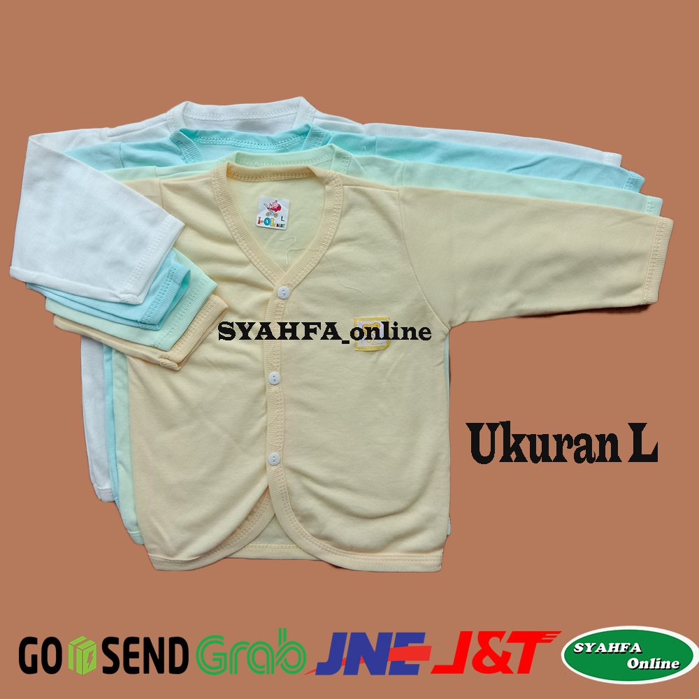 1 pc - Baju Bayi Lengan Panjang I-ol Ukuran NEW BORN  | Baju Bayi umur 6-9 Bulan
