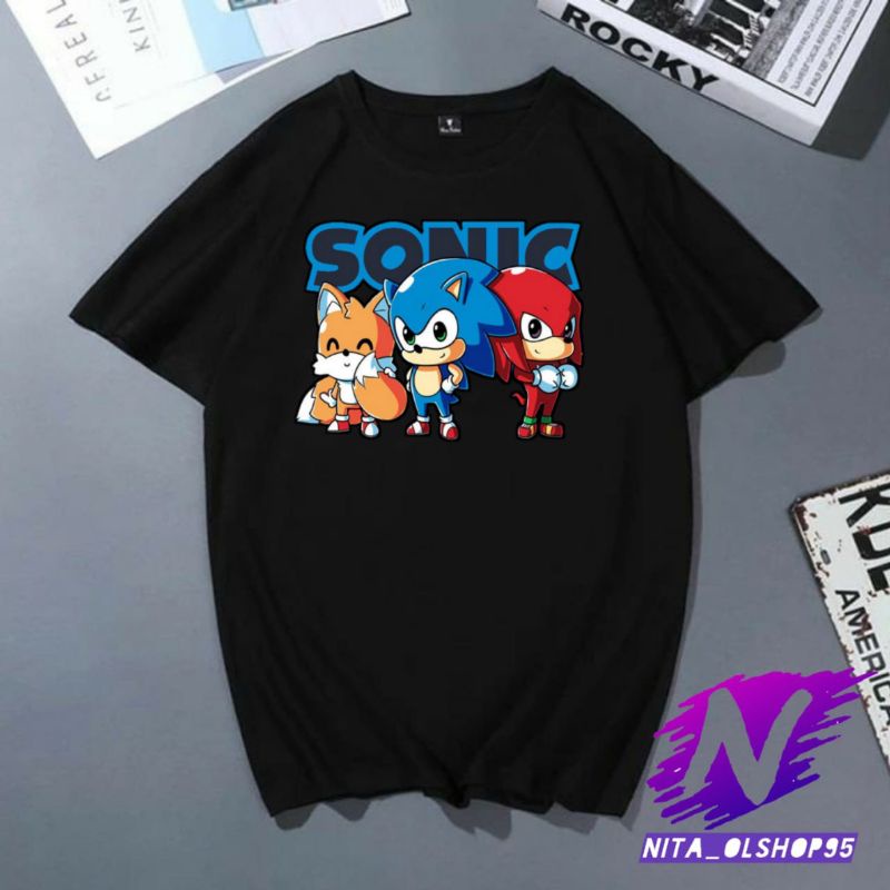 baju kaos anak atasan anak baju sonix the movie spesial