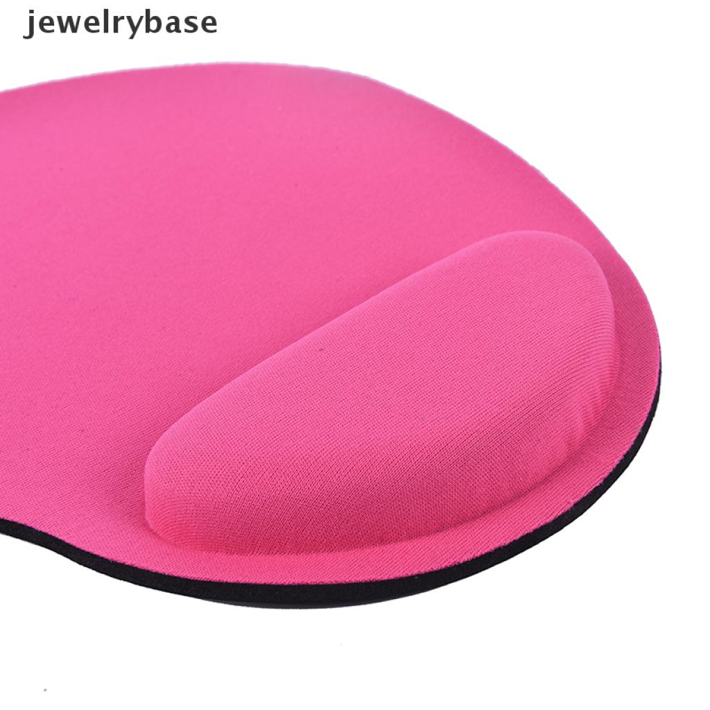 (Base) Mouse Pad Dengan Bantalan Pergelangan Tangan Bahan Karet Anti slip Untuk Komputer PC / Laptop