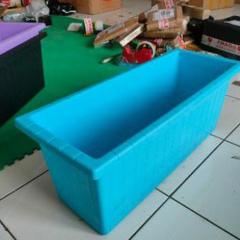 Pot segi panjang motif kayu premium warna warni GRAB & GOJEK ONLY