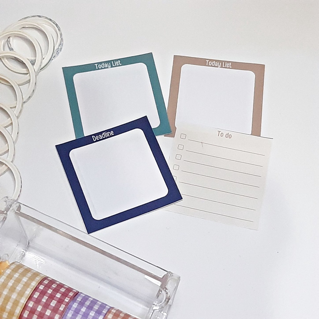 AESTHETIC MEMO PAD | MEMO MINI | MEMO LUCU-2